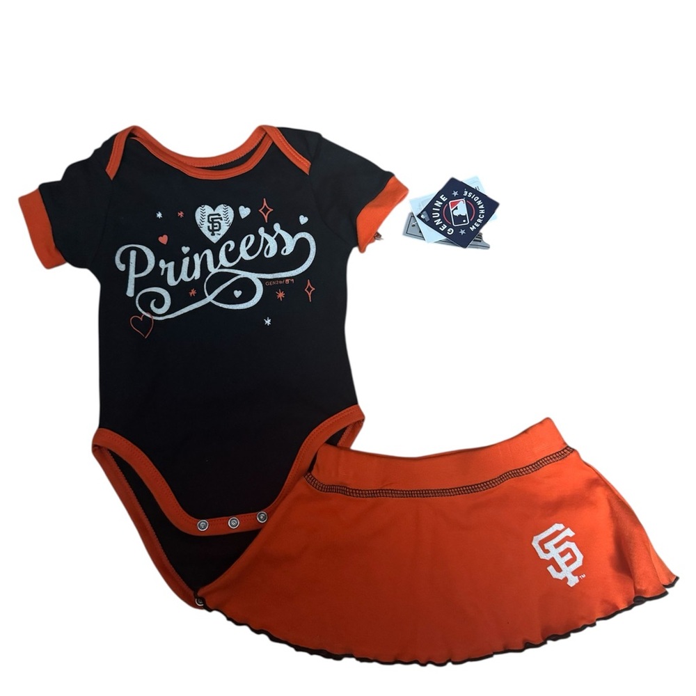 Nwt Giants Baseball Onsie